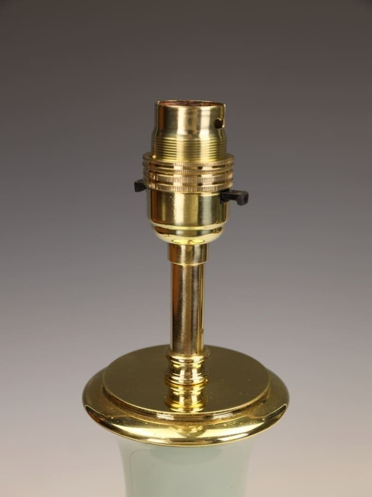 A Superb 19th Century French Celadon Porcelain Table Lamp photo 450.0