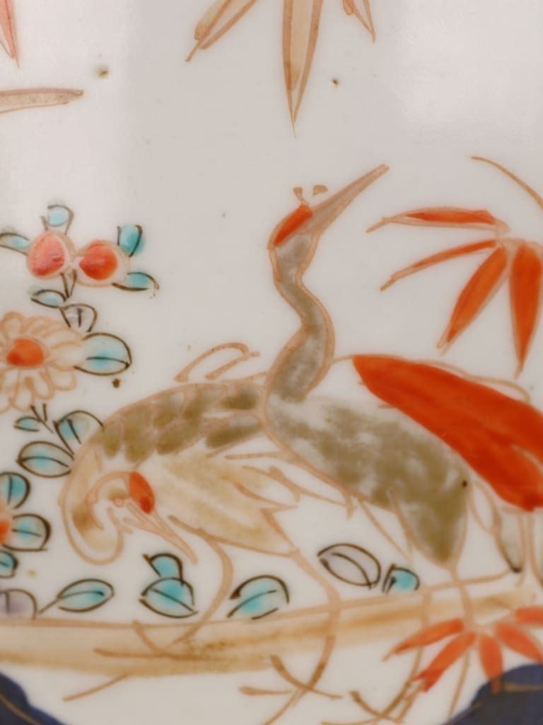 Lighting A Charming Meiji Period Japanese Imari Porcelain Table Lamp photo