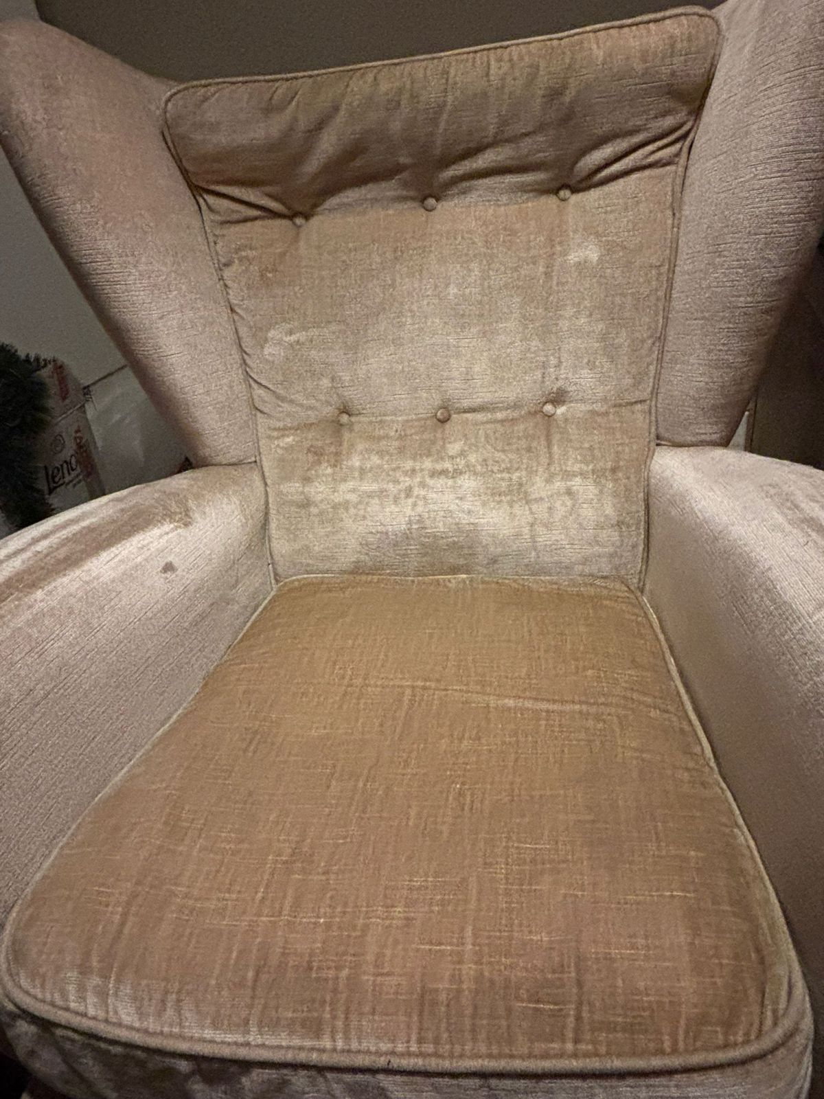 Original Howard Keith Hk Mid Century Armchair Wingchair Original Velvet Upholstery photo furniture