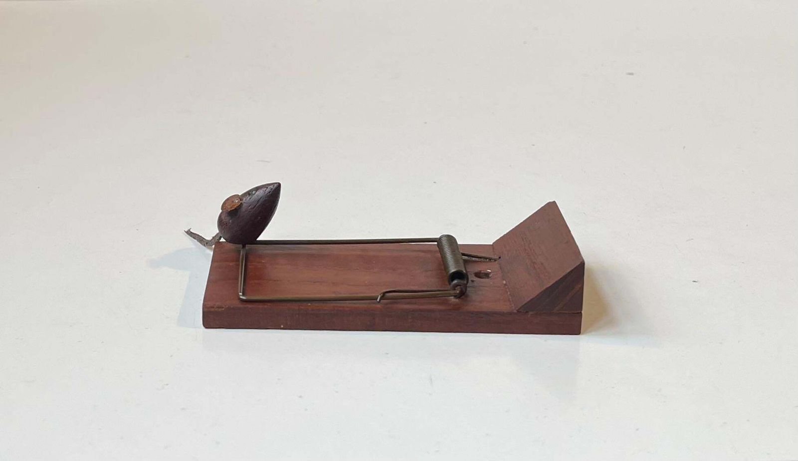 Scandinavian Mid Century Mousetrap Paper Holder In Teak, 1960s photo 198.0