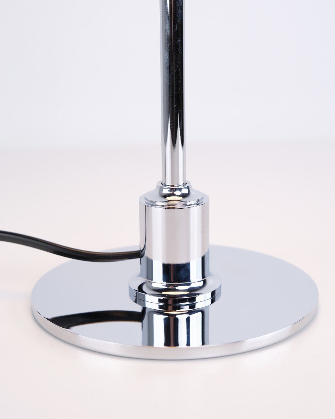 Poul Henningsen Table Lamp Model Ph 2/1 In Chrome For Louis Poulsen. photo 608.0