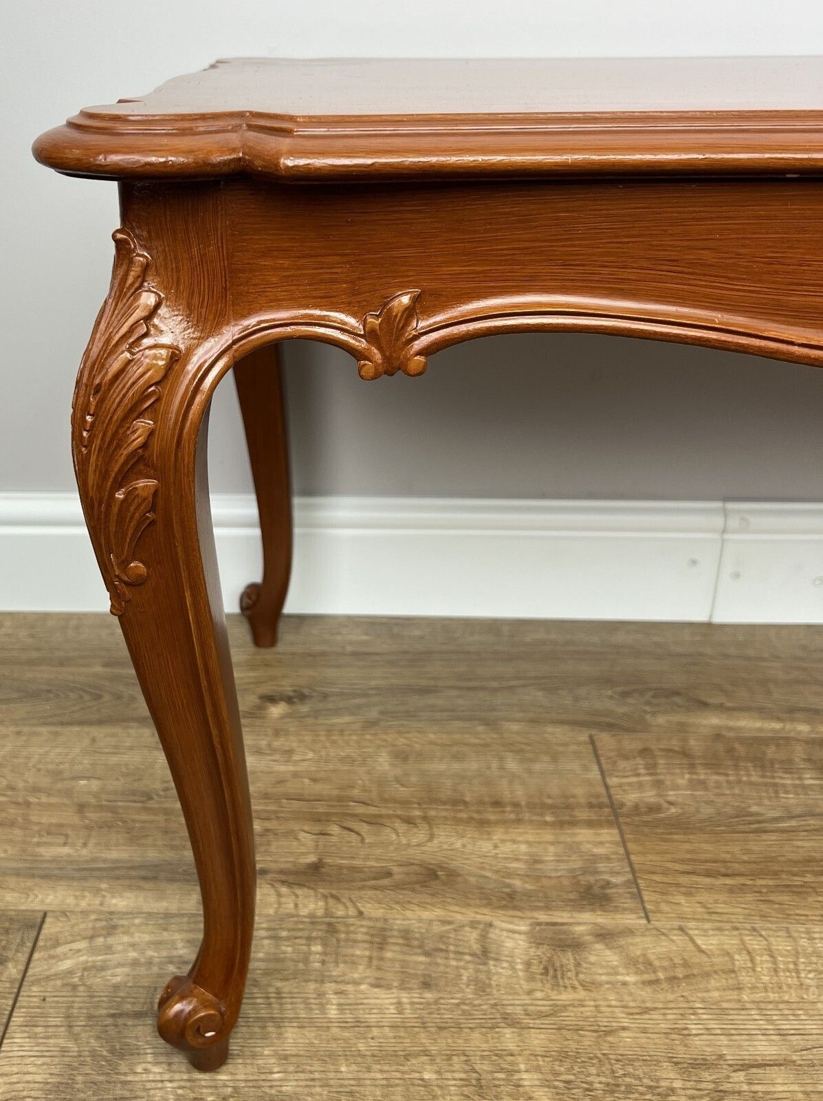Coffee Table Vintage French Louis Style Carved Coffee Table Lot 4969. photo vintage