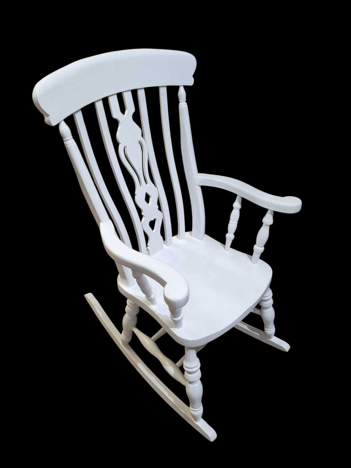 photo for sale Vintage Windsor Style Rocking Chair / Painted Finish / C.1970 / Free Delivery