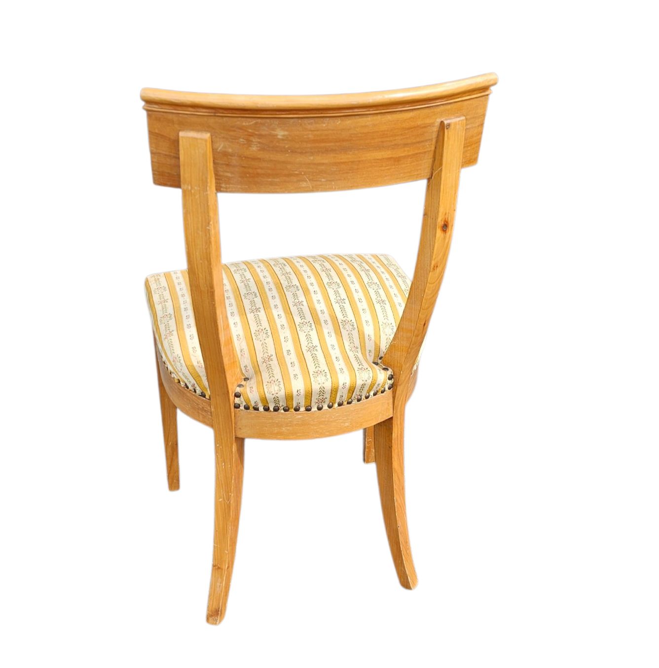 Matching Cherry Wood / Biedermeier Chairs / Sidetables Set / Tripot Console Table. photo vintage