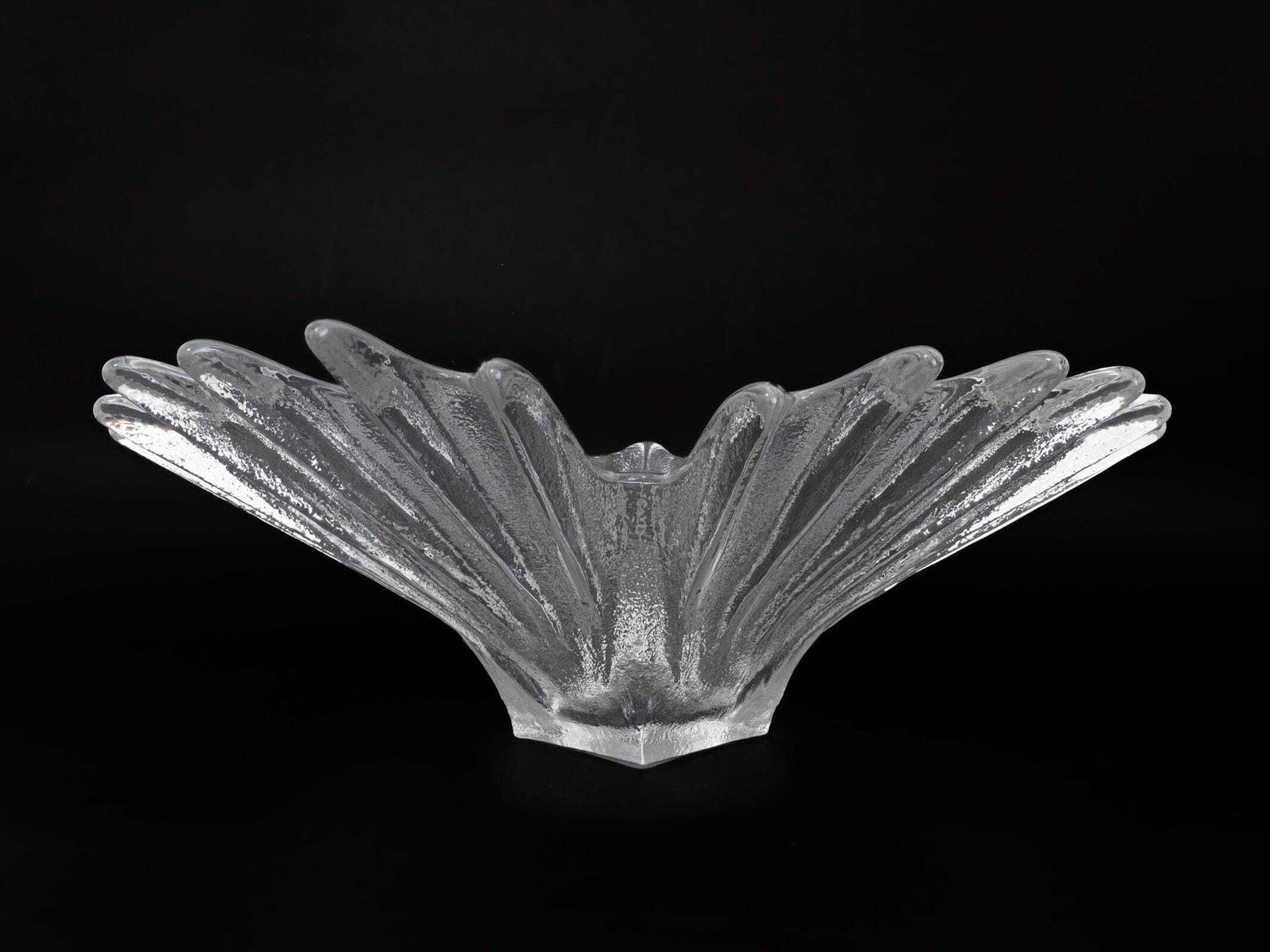 Dartington Glass Anita Harris Design Palm Dish   1980's Twentieth Century Home Decor photo for sale
