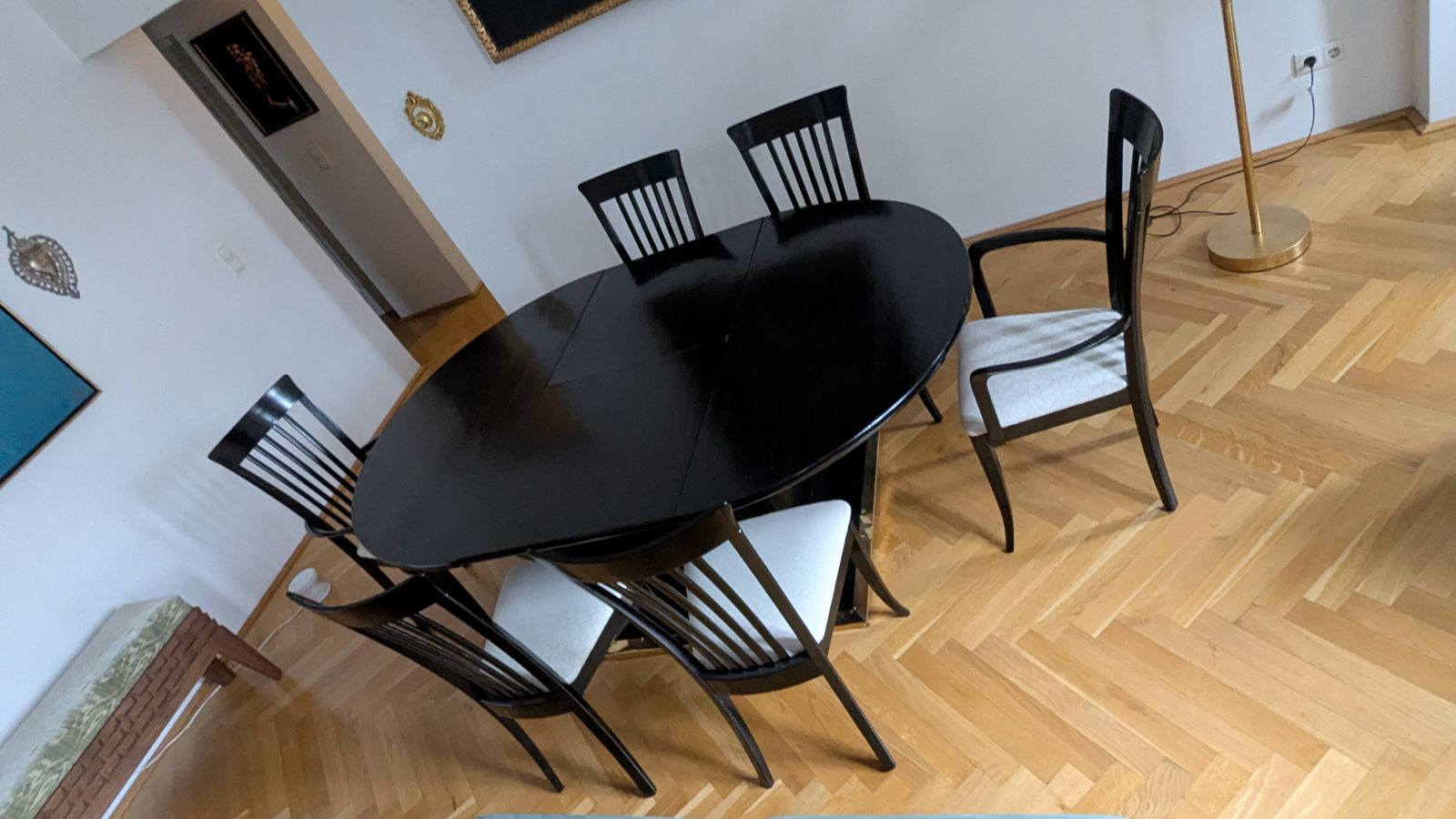 Furniture Dining Table And Chairs   Art Nouveau Period (Ca. 1910) photo