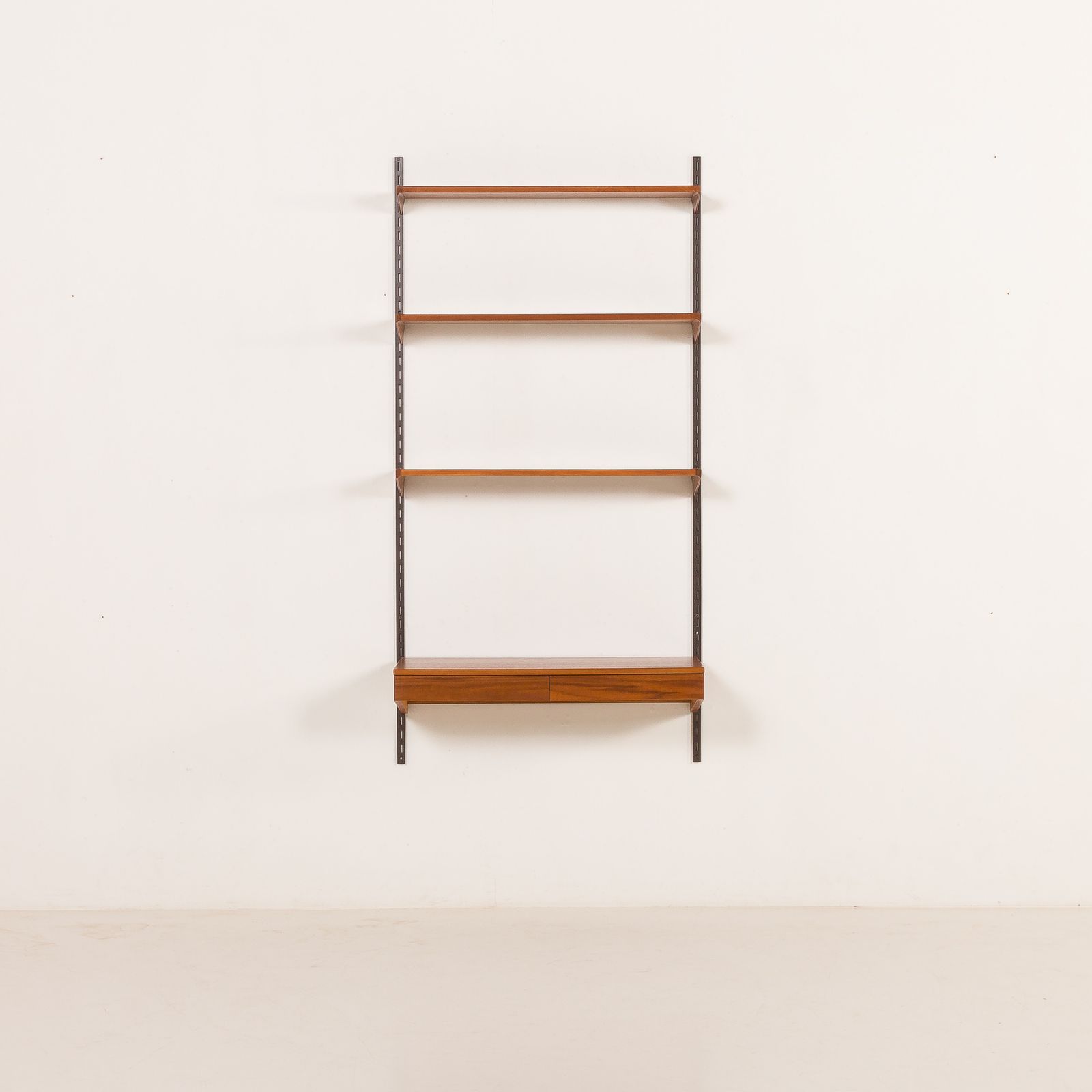 Kai Kristiansen Teak Shelving Unit With A Desk, Fm Mobler, Denmark, 1960s photo furniture