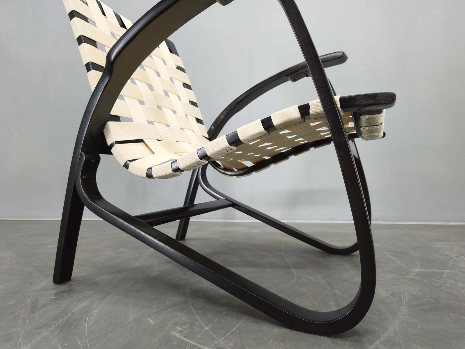 Jan Vanek Bentwood Lounge Chair, Czechoslovakia, 1960s photo vinterior