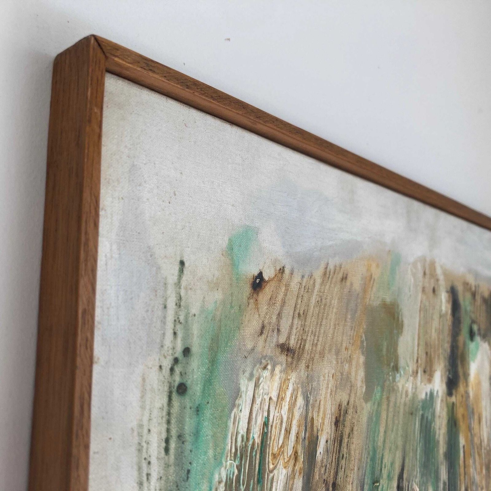 Nuit Obscure   Abstract Painting Dated 1960 From Paris School Art Movement photo buy
