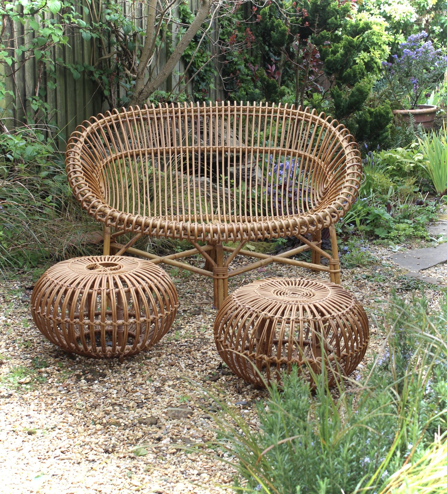 Franco Albini Mid Century Wicker Sofa photo 1100.0