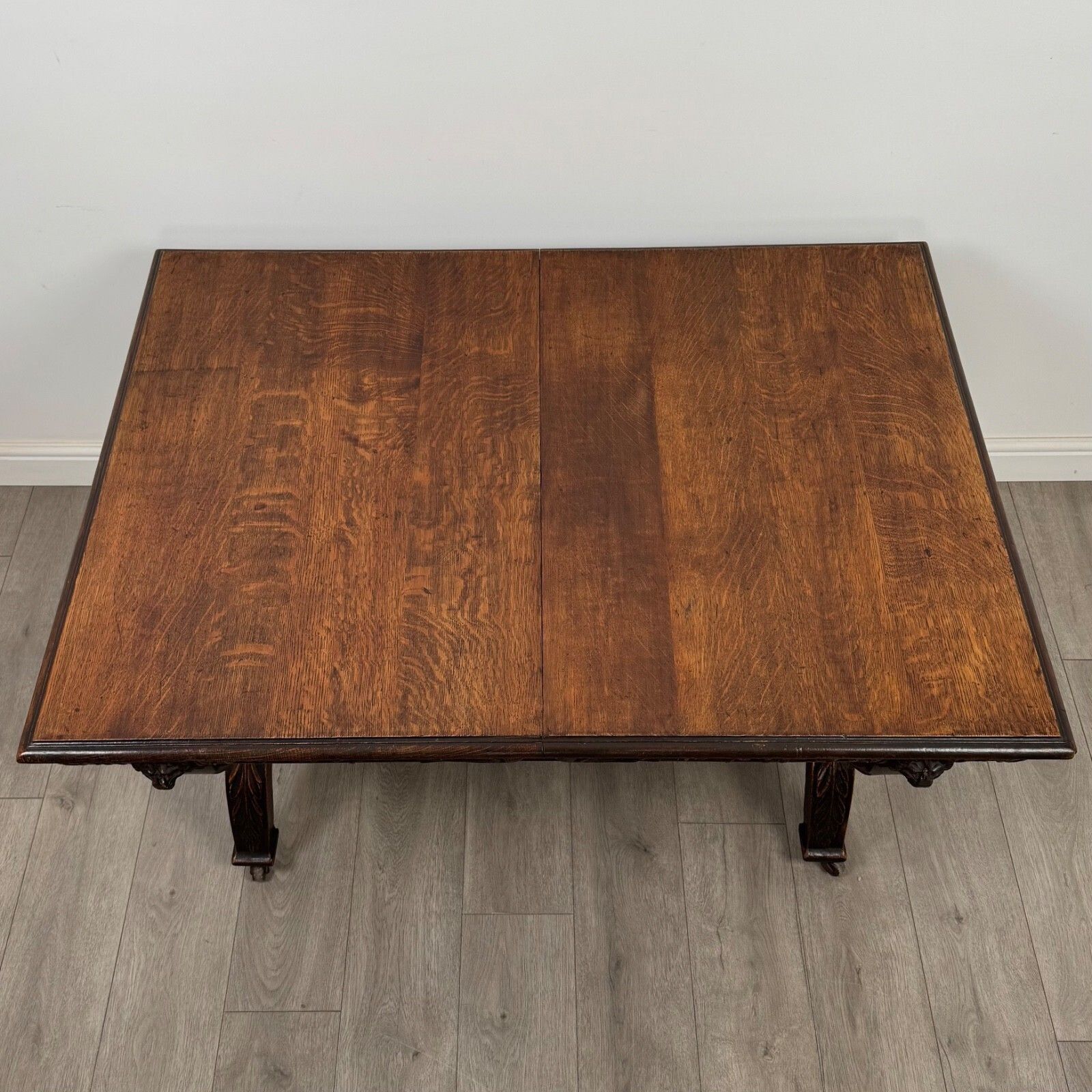 Antique 19th Century Victorian Carved Oak Centre Table photo 685.0