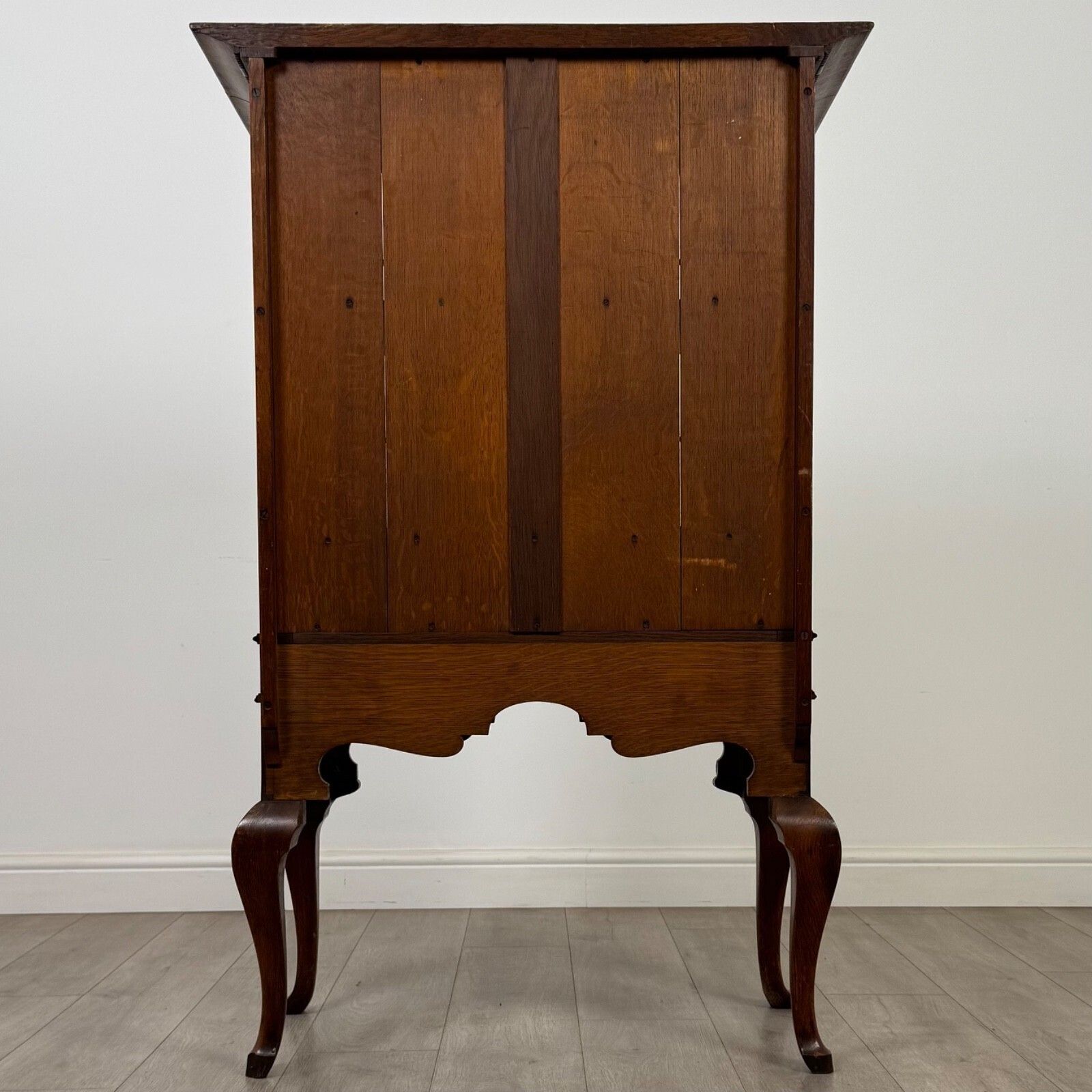Antique 20th Century Good Quality Display Cabinet In Oak photo vinterior