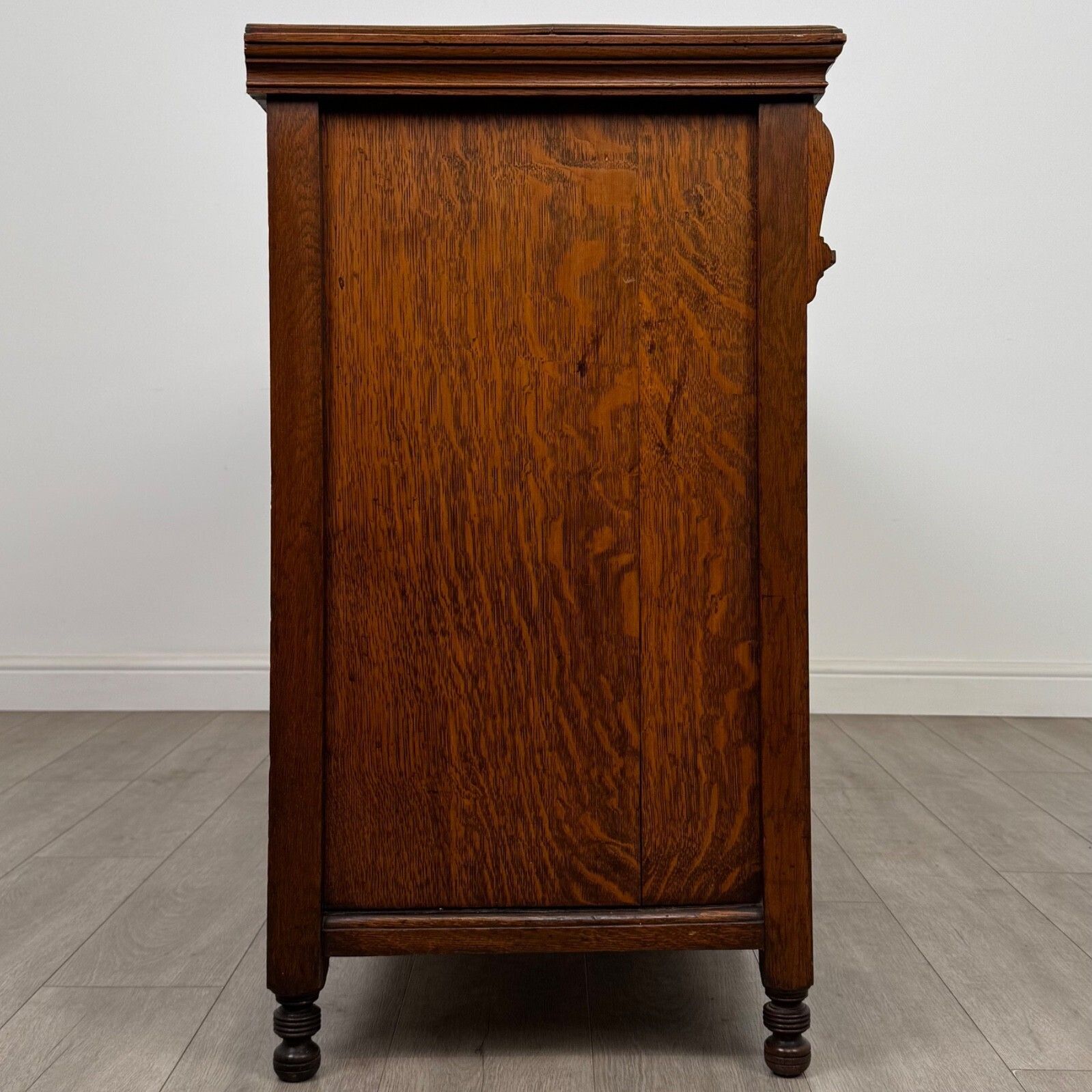 Antique 20th Century Fine Quality Edwardian Sideboard In Oak photo vintage