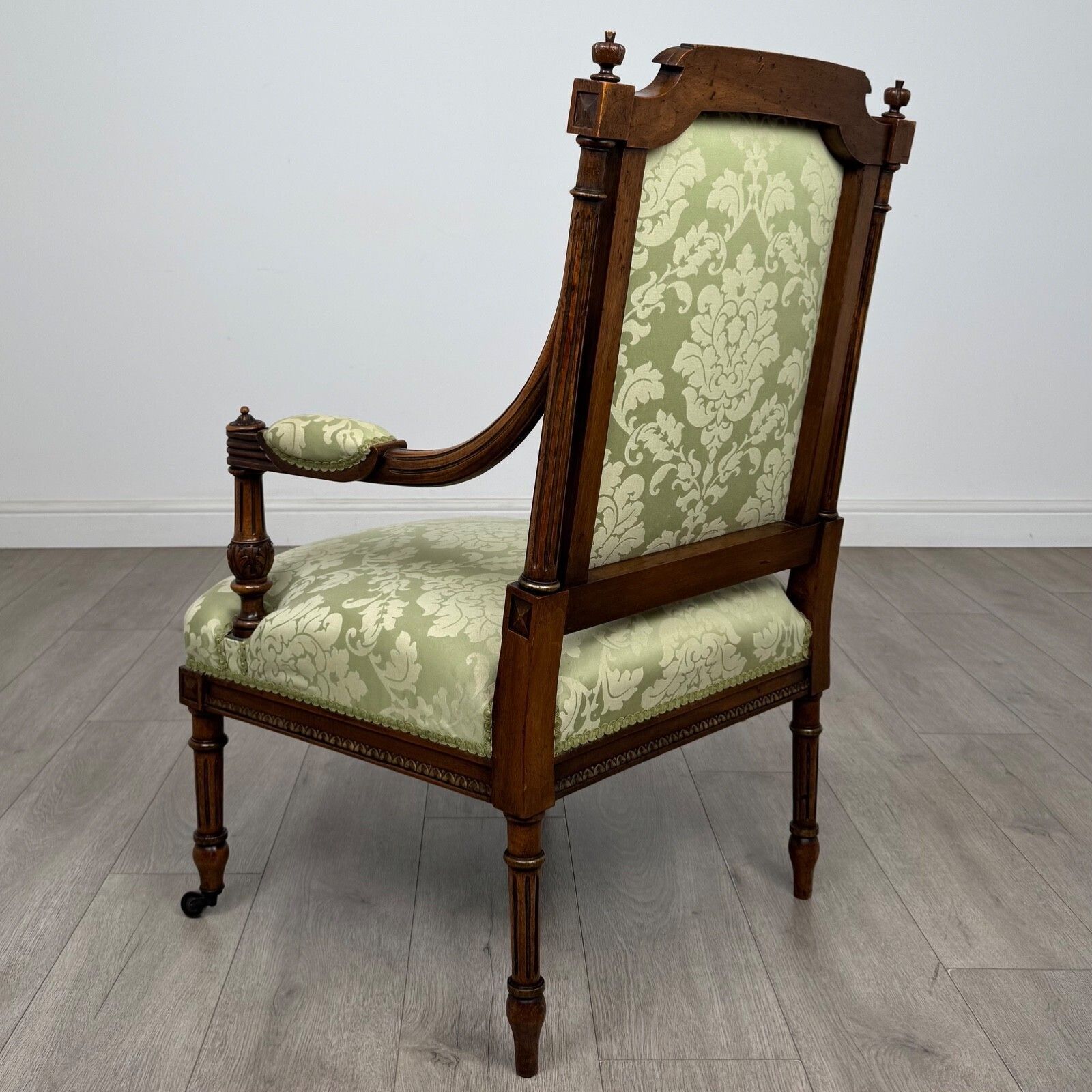 Antique 19th Century French Open Armchair In Walnut photo for sale