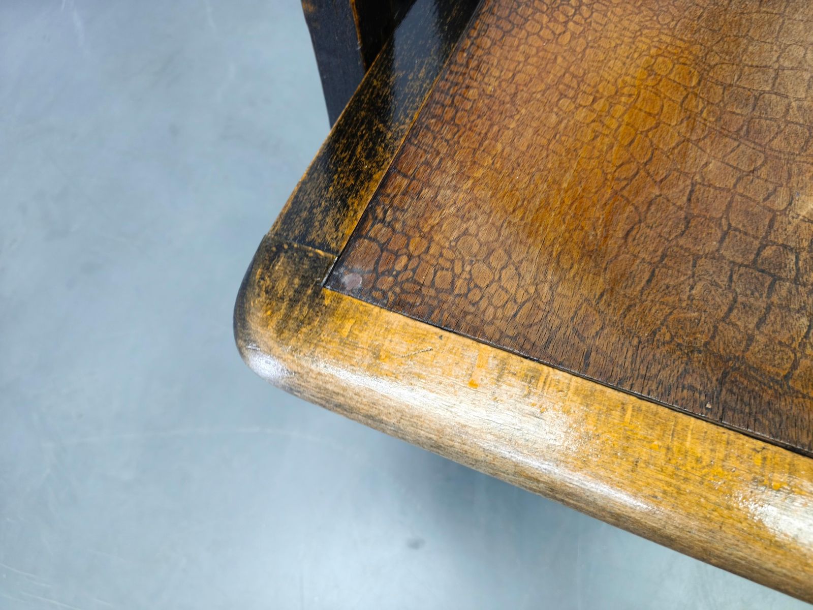 photo vinterior Rare 1920s Czechoslovak Beech Wood Cinema Bench Seating