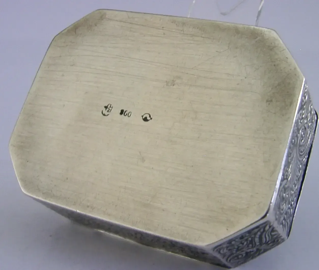 Beautiful German Hanau Solid Silver Box C1900 Antique 62g photo buy
