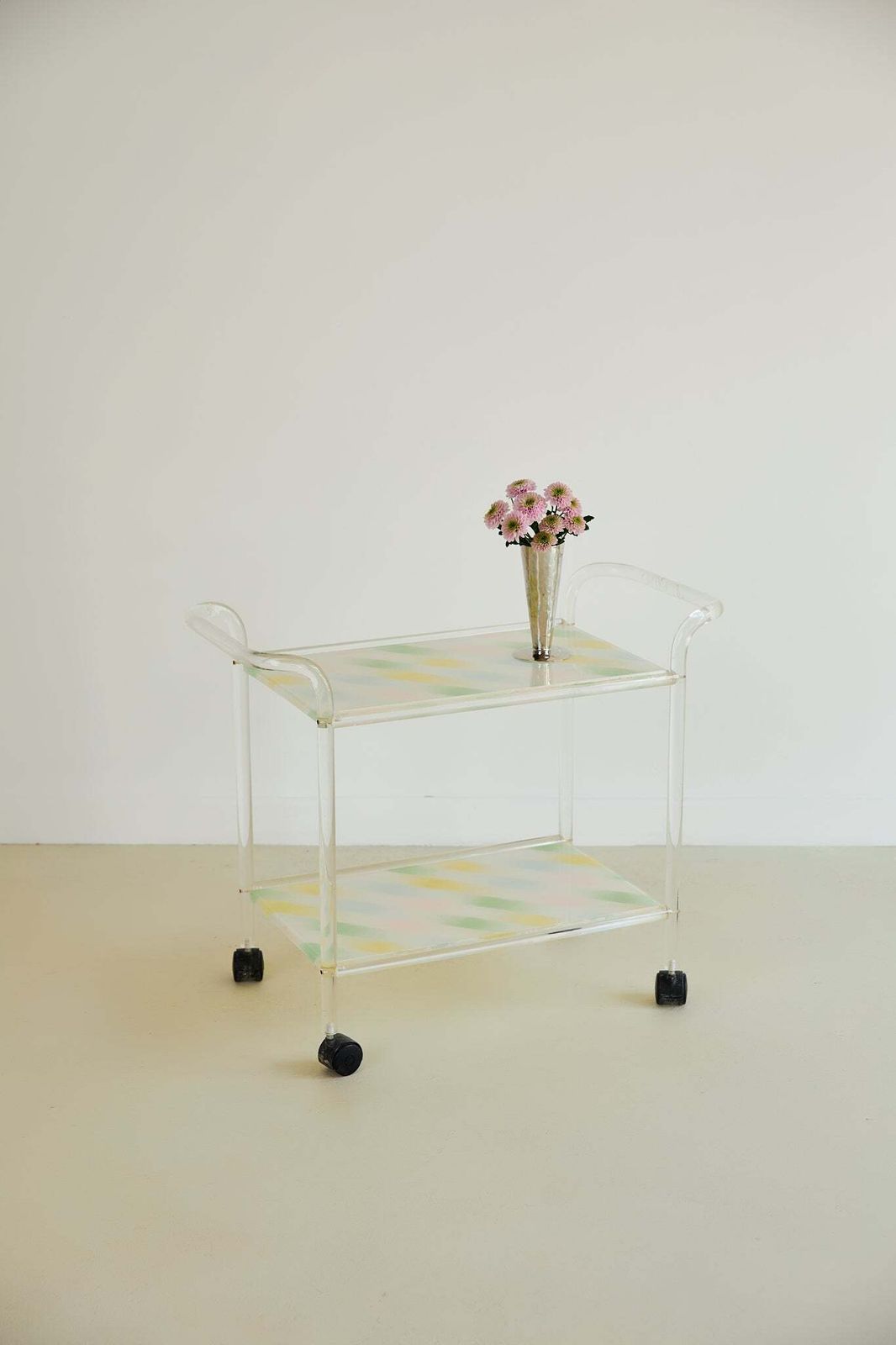 80’s Lucite Bar Cart, 1980s