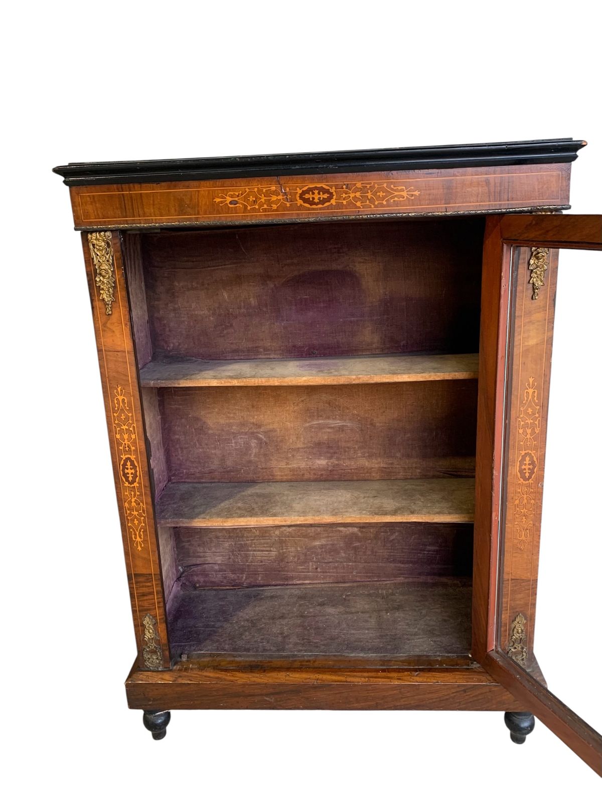 Antique Walnut 19th C Pier Cabinet photo furniture