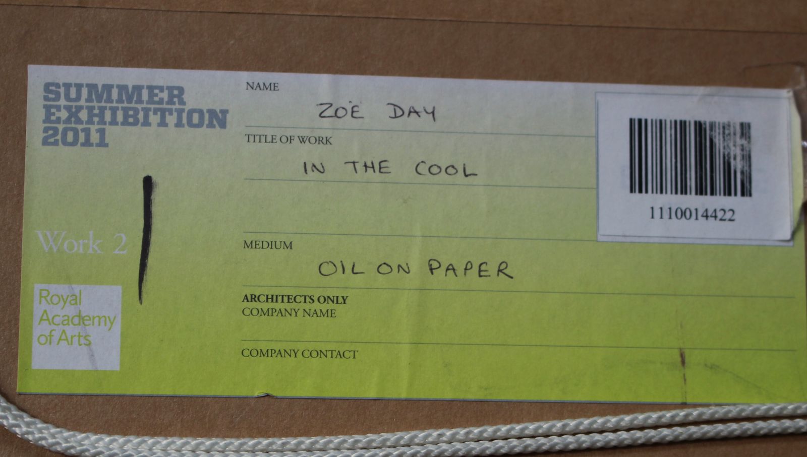 'In The Cool' Framed Oil By Zoe Day photo furniture