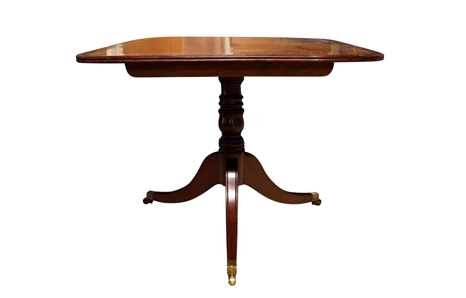 Fine Regency Mahogany Tilt Top Breakfast Table With Crossbanded Border photo Furniture