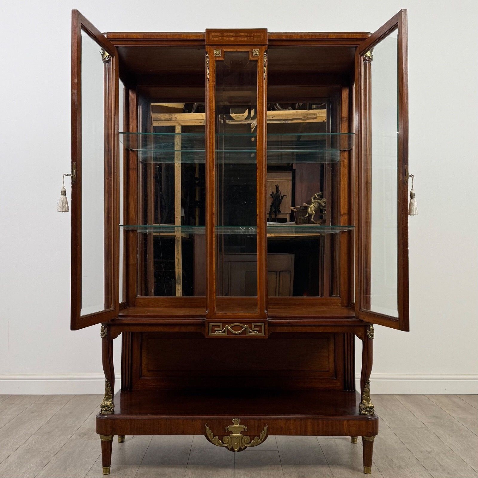 Antique 19th Century French Display Cabinet In Mahogany ( Af 5434 ) photo furniture