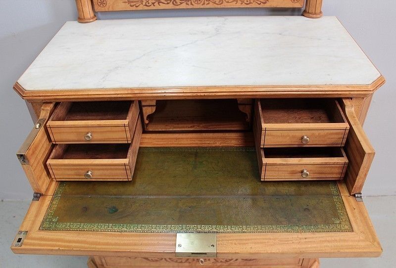 Psyche Writing Commode Charles X photo vintage