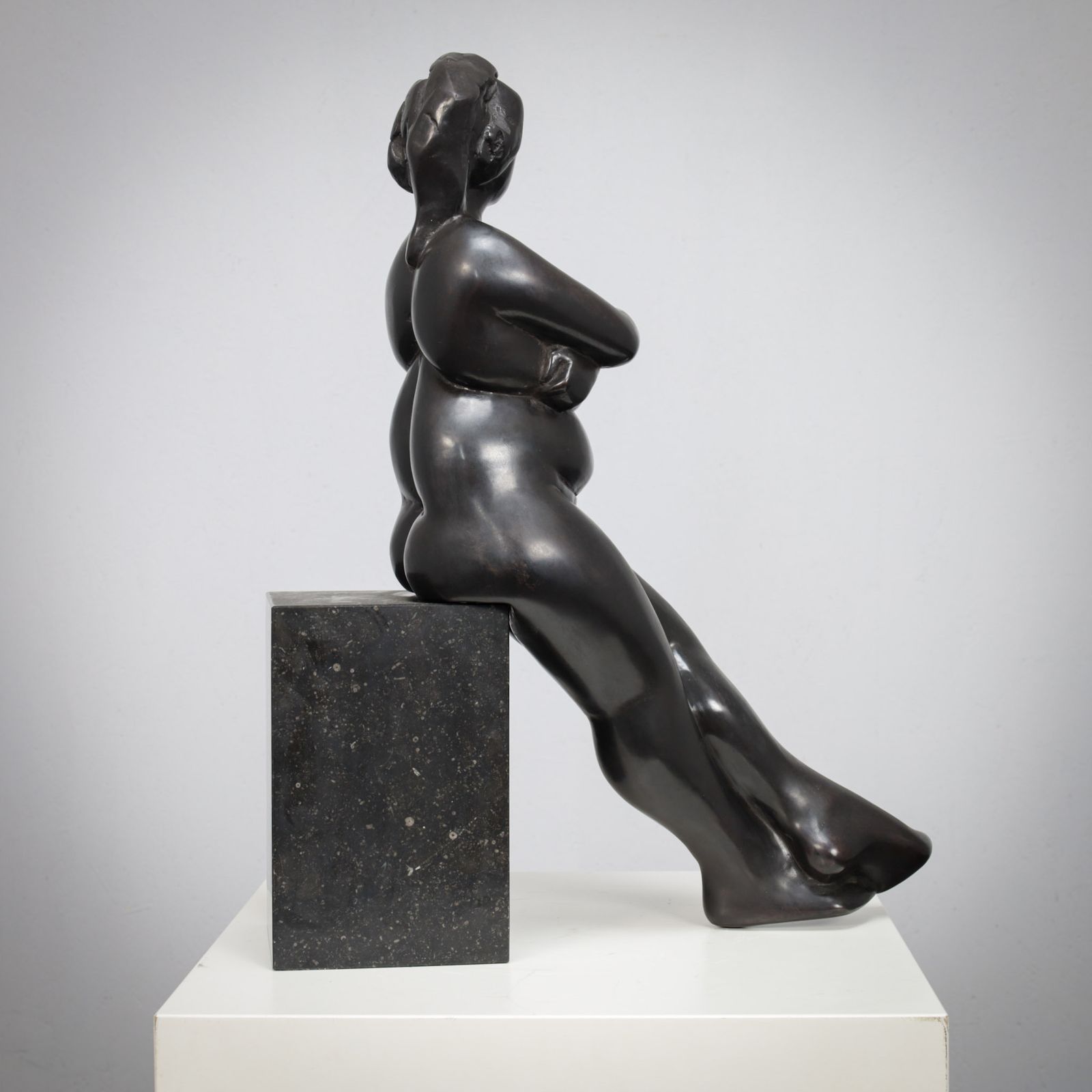 Seated Female Sculpture By Francine Govers, Netherlands, 1990s photo 1916.0