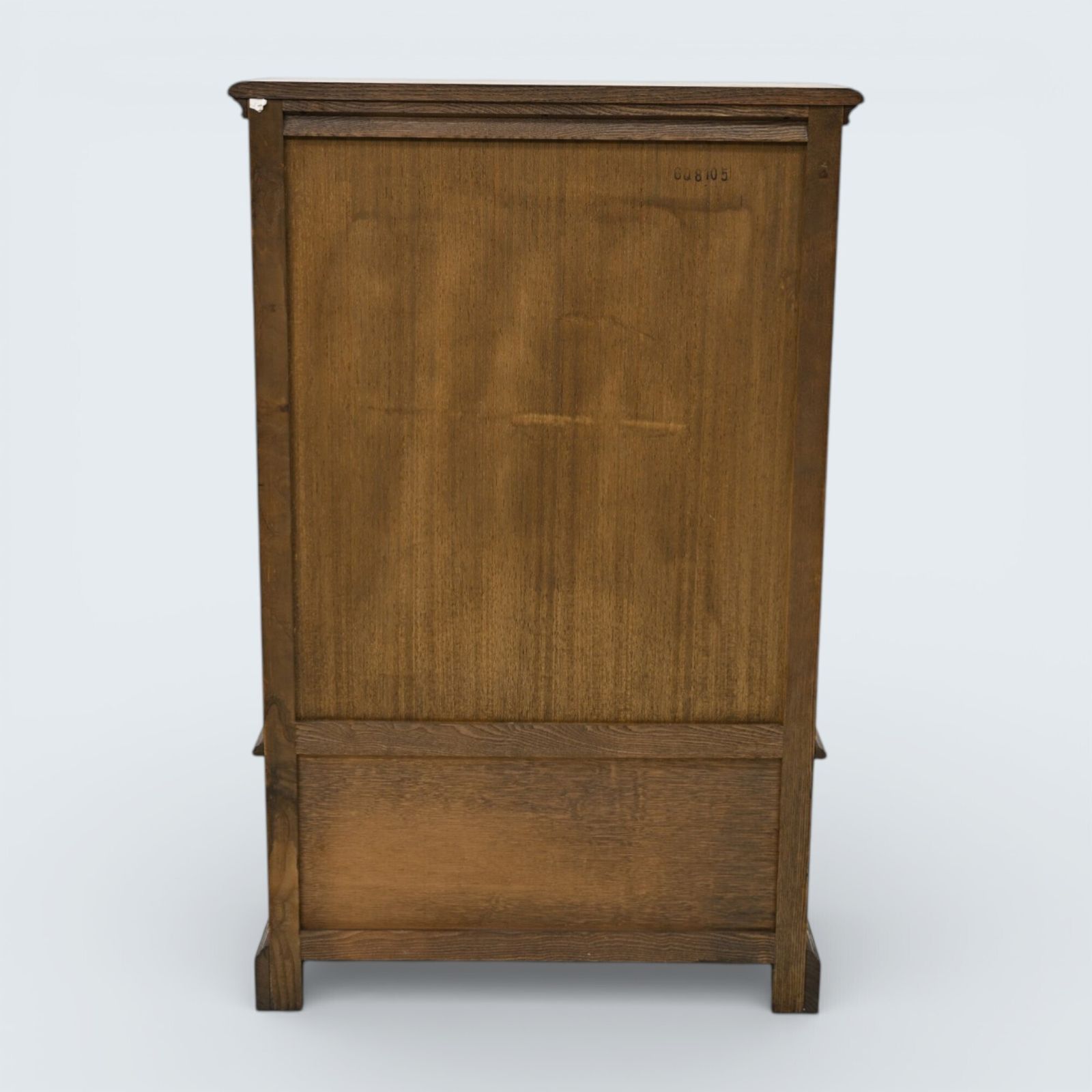Old Charm Vintage Display Cabinet 2 Shelves Light Oak Free Uk Delivery photo vinterior