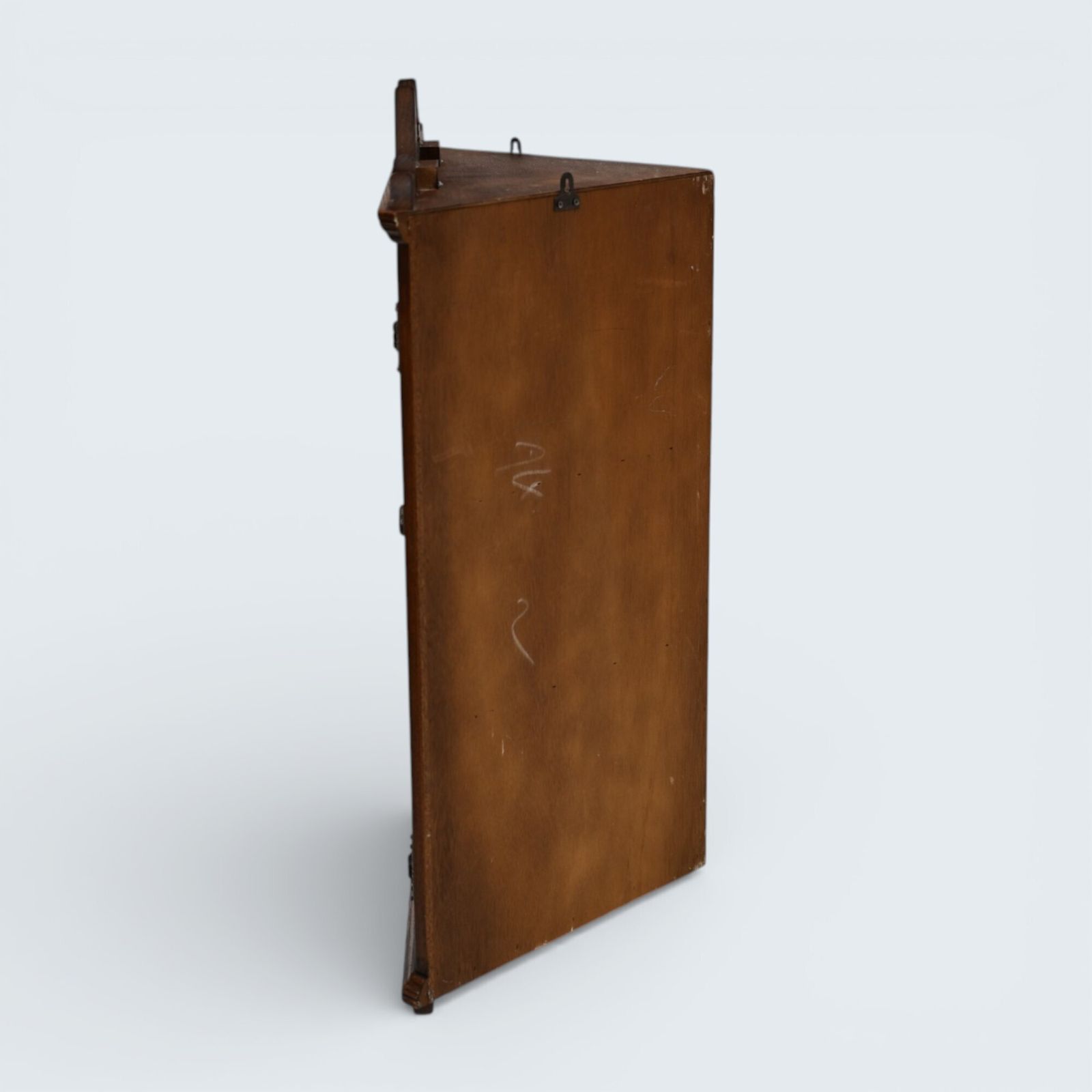 Old Charm Hanging Corner Display Cabinet Leaded Glass Tudor Brown Free Delivery* photo Furniture