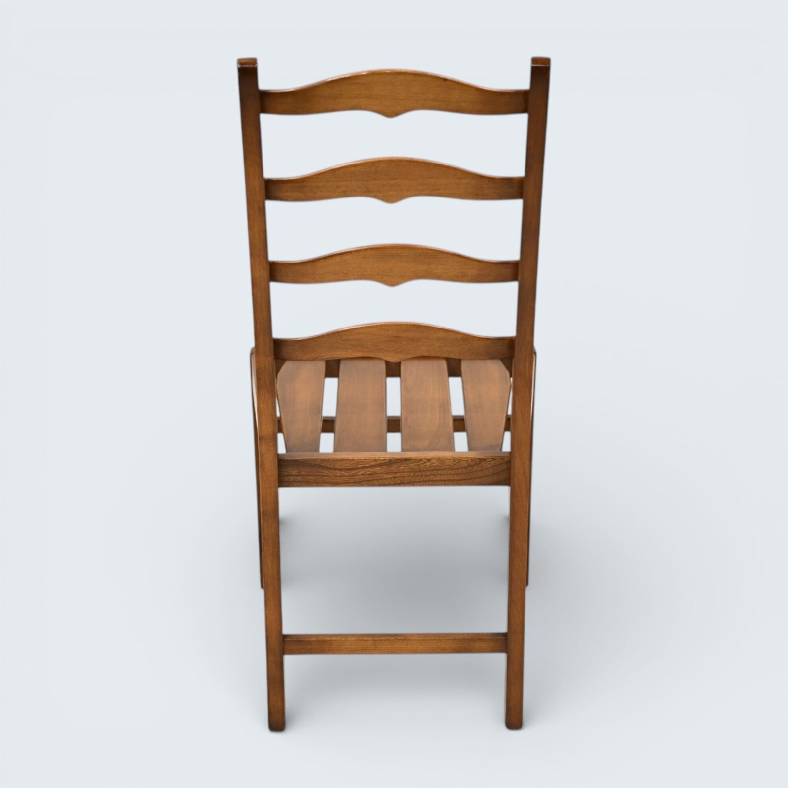 6 Ercol Dining Chairs 1970s Ladderback Inc 2 Carvers Golden Dawn Free Delivery* photo vintage