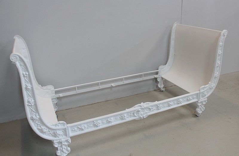 Rest Bed In Cast Iron 20th photo 1854.0