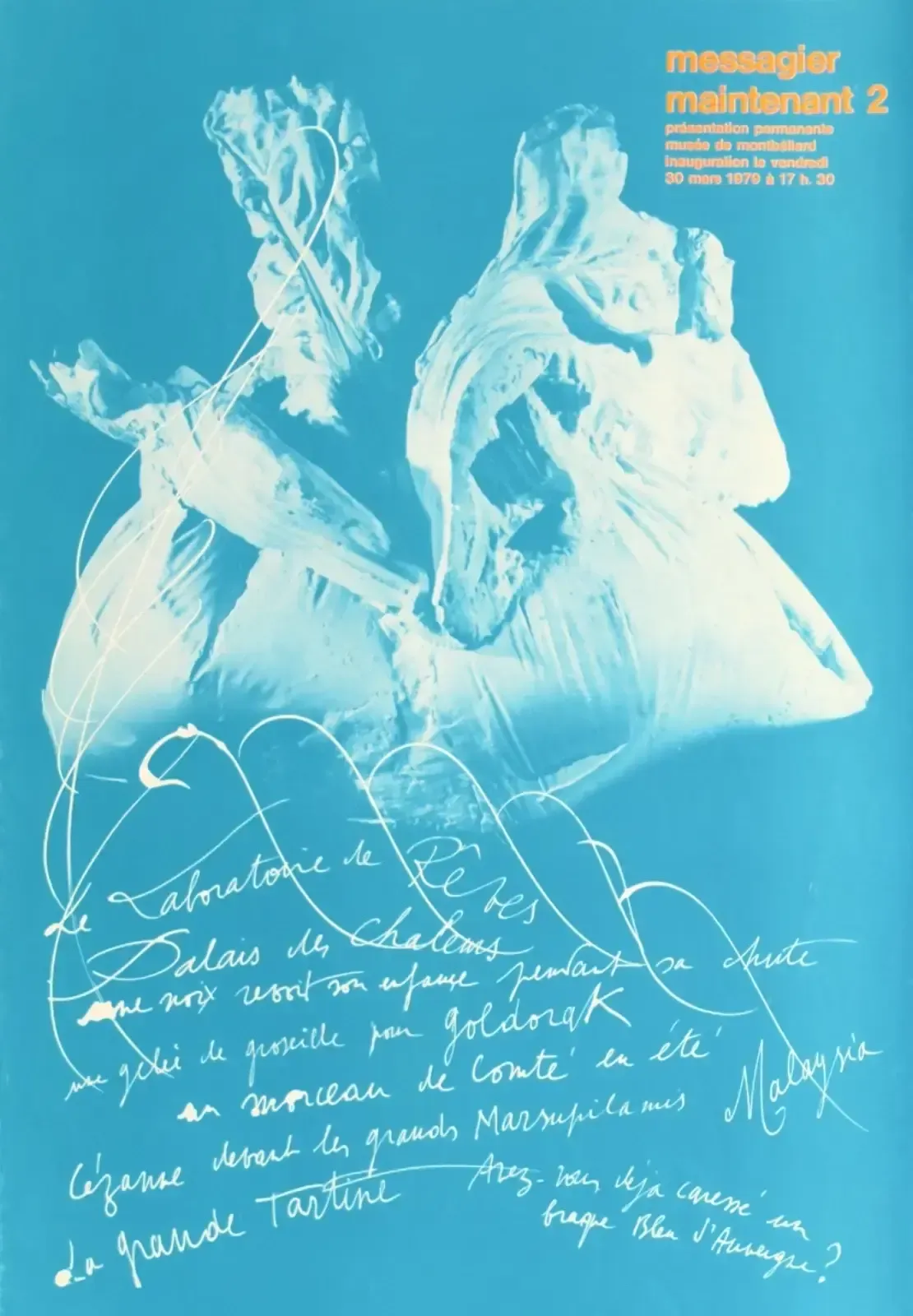 Jean Messagier   Poster For The Montbéliard Museum Exhibition, 1979, Labo Rêves Art