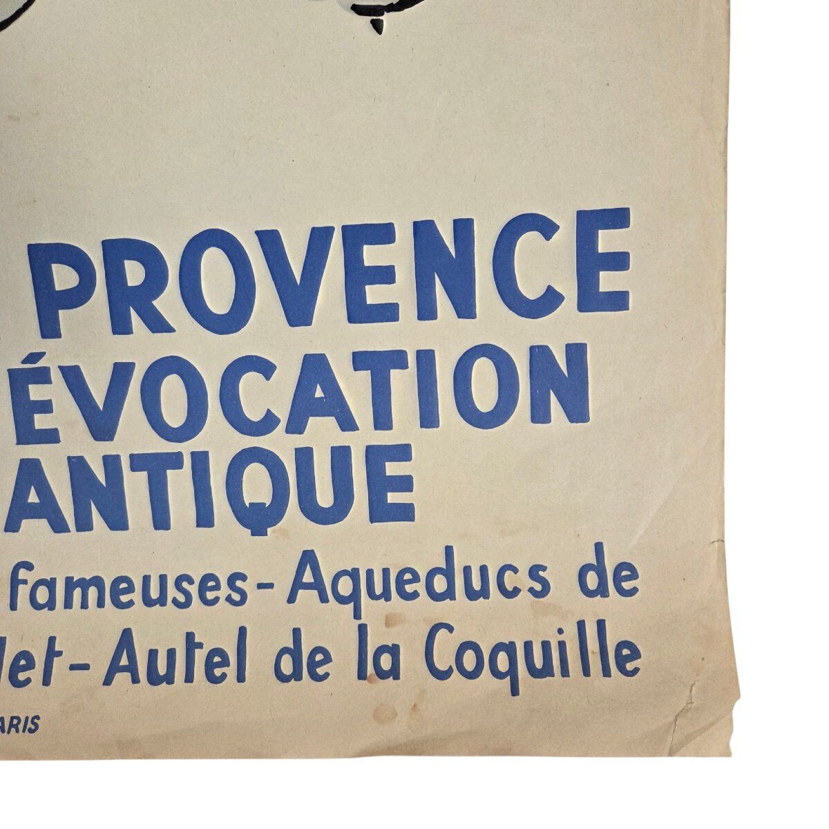 photo furniture Affiche PLM Fontvieille - Alphonse Daudet - d'après Léo Lelée - Vintage Print - 99 x 61 cm