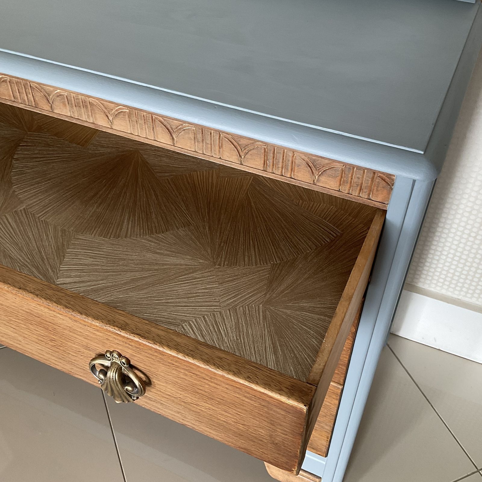 Harris Lebus Mcm Vintage 3 Drawer Chest Of Drawers photo for sale