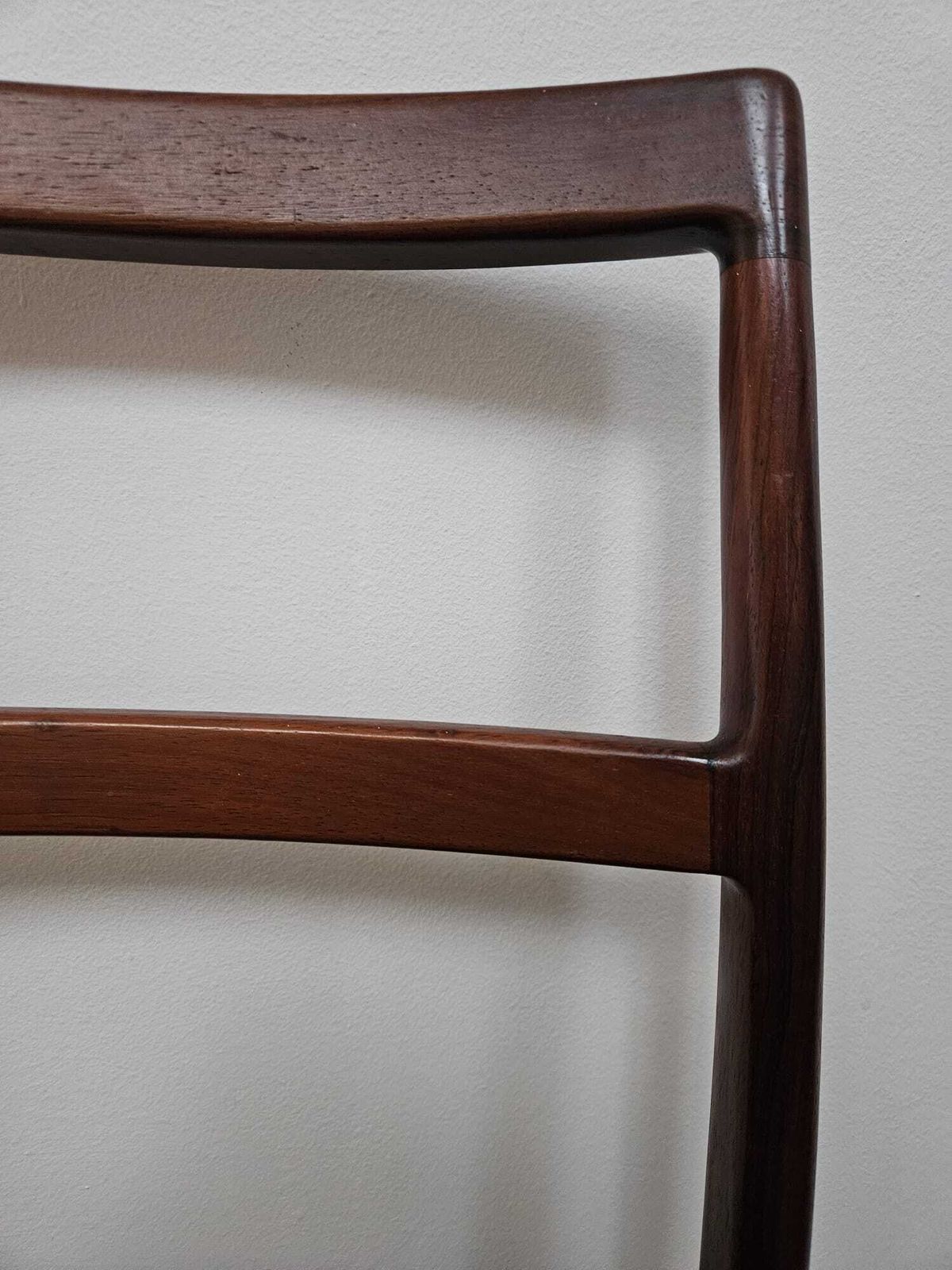 Set Of 4 Solid Rosewood Dining Chairs, Mid Century Scandinavian Style, 1960s photo Furniture