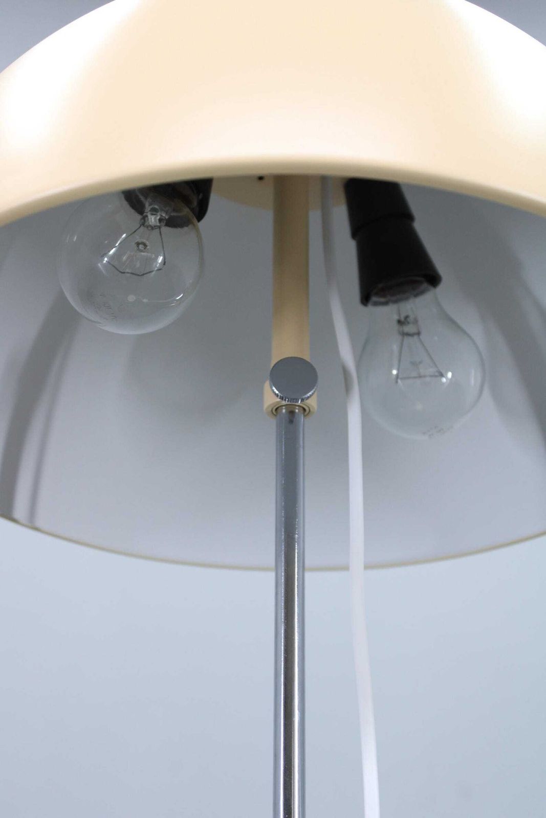 Mushroom Floor Lamp Space Age Metal Napako 1970s Czechoslovakia