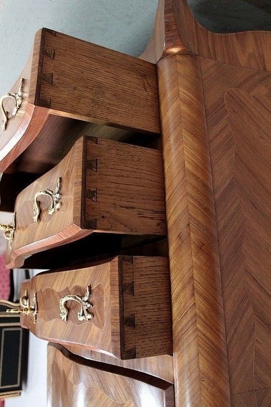 photo buy Secretary Louis XV Style Marquetry 20th