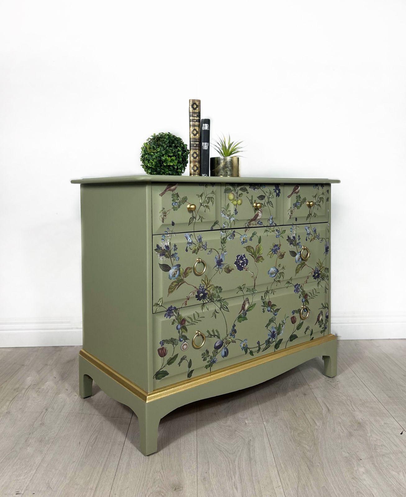 Sage Green Stag Chest Of Drawers | Vintage Stag Furniture Uk photo furniture