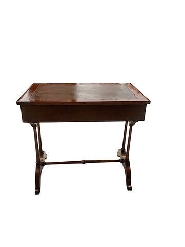 Antique Victorian Mahogany 19th C Small Writing Desk photo furniture