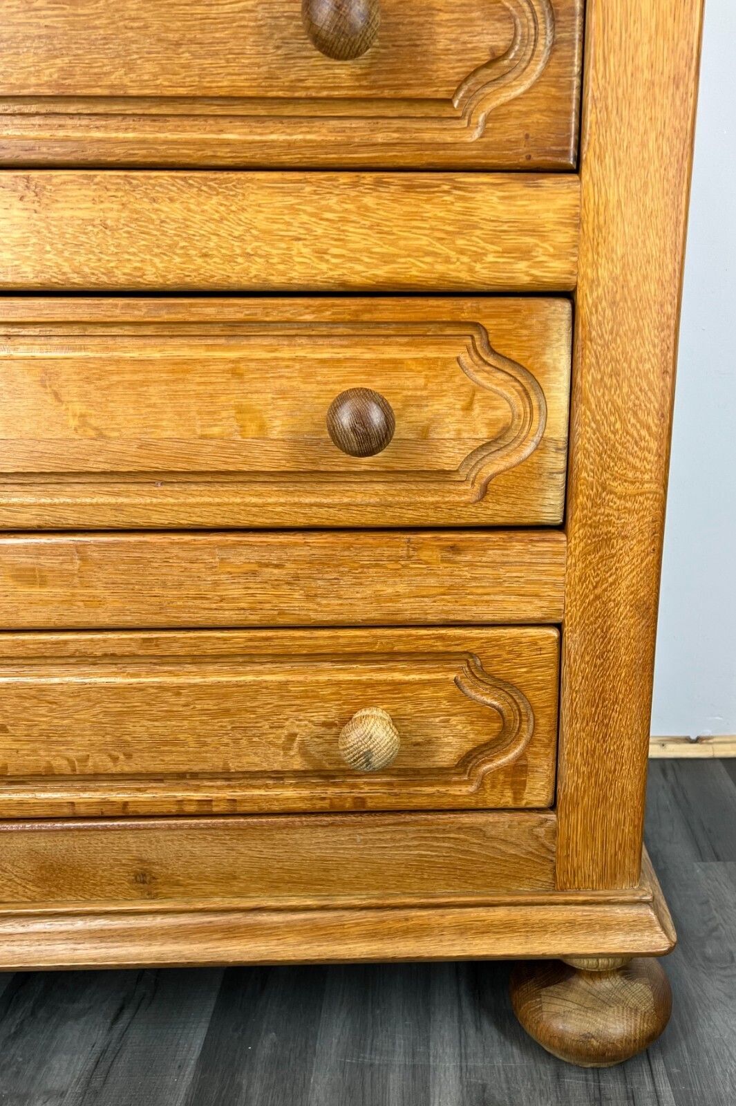 Chest Of Drawers Vintage French Style 3 Drawer Sideboard Carved Cabinet Lot 2058. photo 299.0