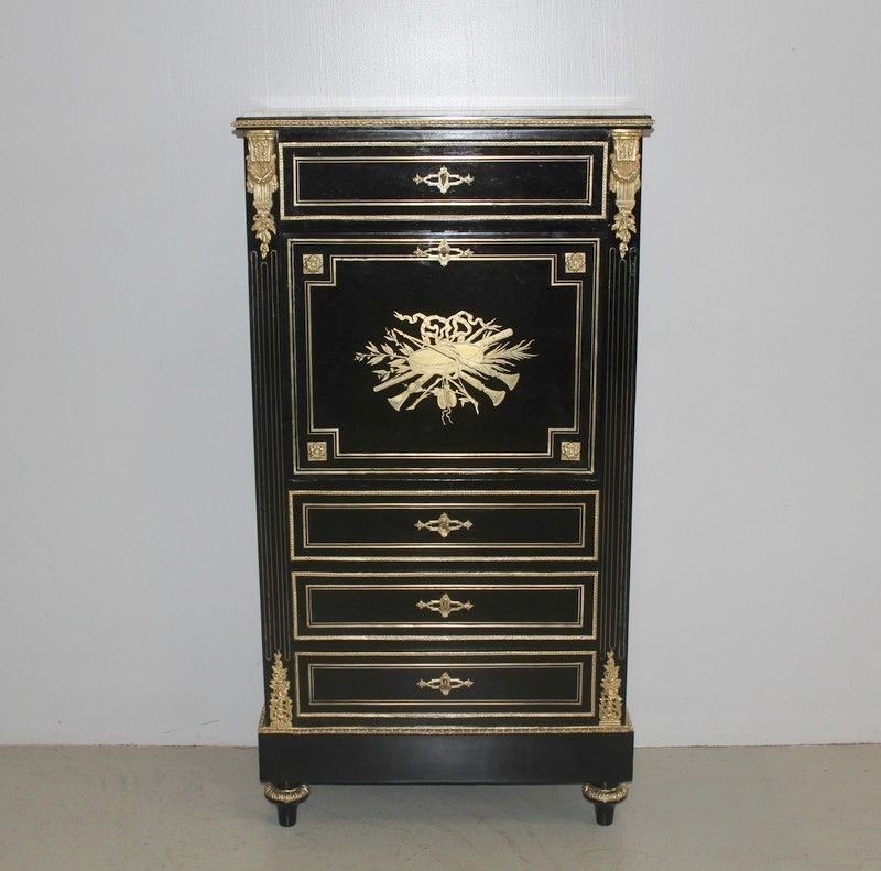 Napoleon III Secretary In Blackened Wood 19th