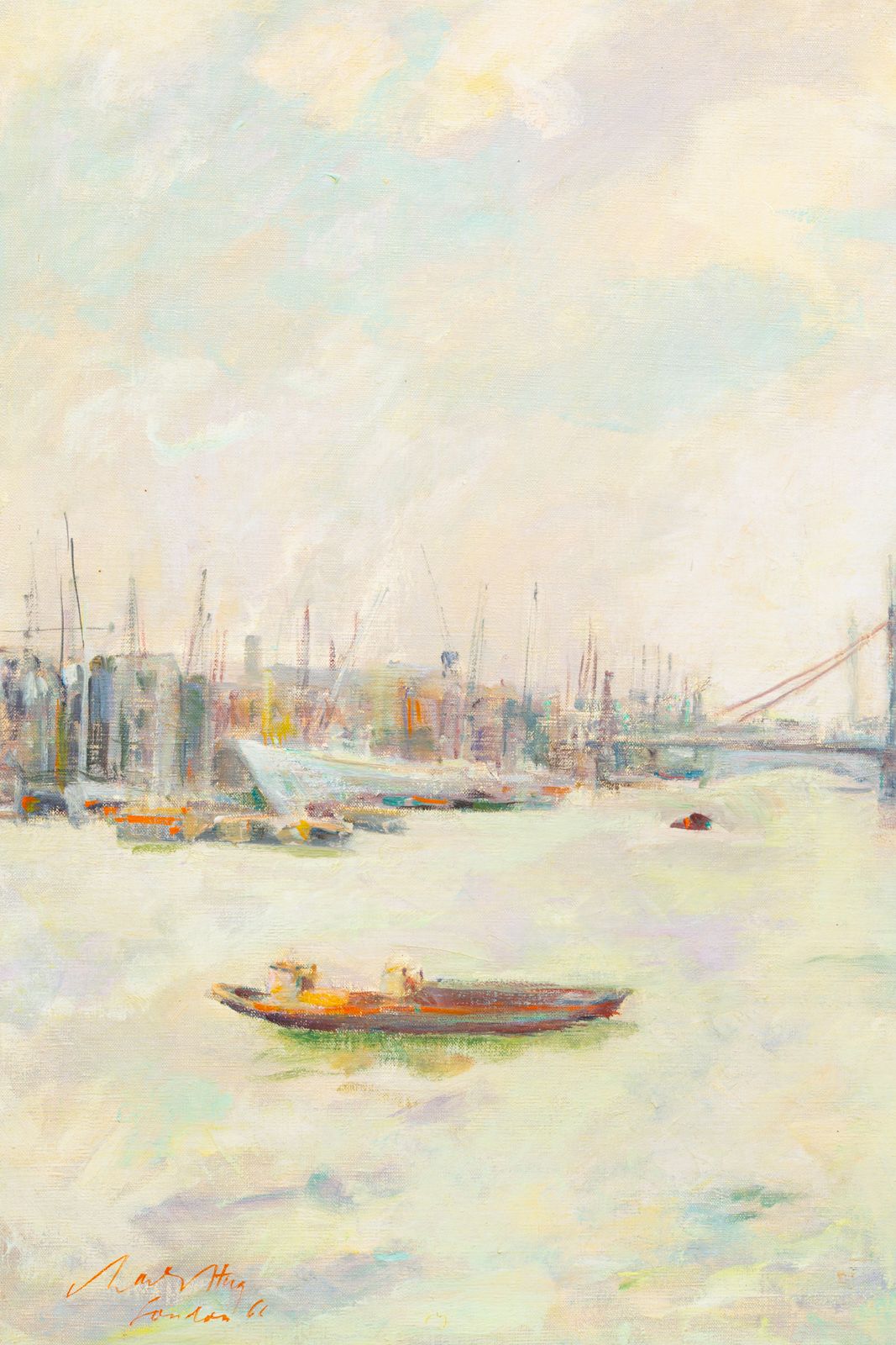 photo furniture 'River Thames And The Tower Bridge, London' Door Charles Hug ( 1899 – 1979 )