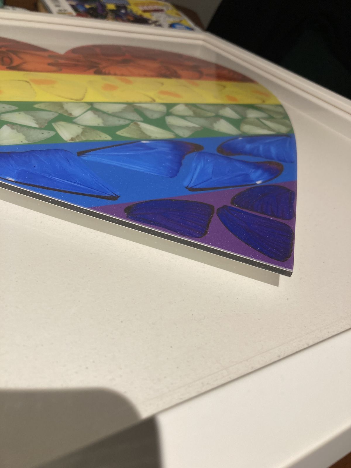 photo for sale Framed Damien Hirst Butterfly Heart Signed Limited Edition Print 2020