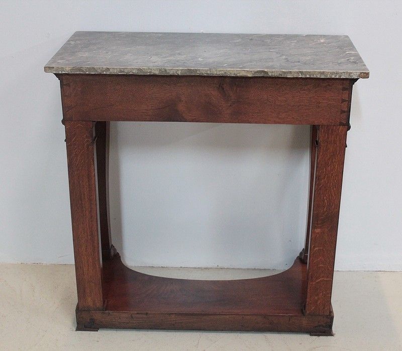 photo furniture Mahogany Restoration Console 19th