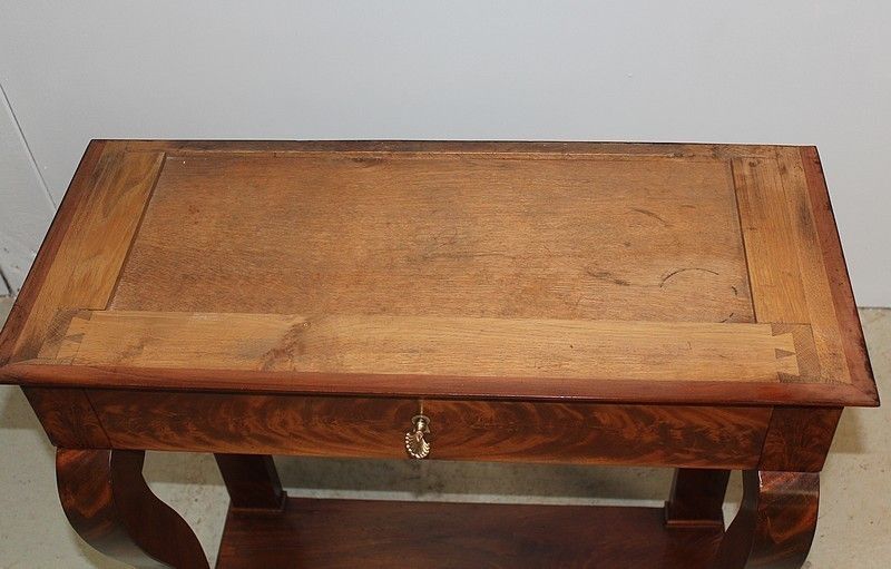 photo for sale Mahogany Restoration Console 19th