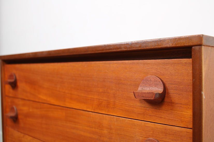 Vintage Mid Century Stag Cantata Teak Check Of Drawers photo Furniture
