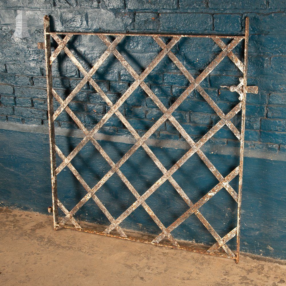 Diamond Lattice Gate, Wrought Iron photo Home Fixtures