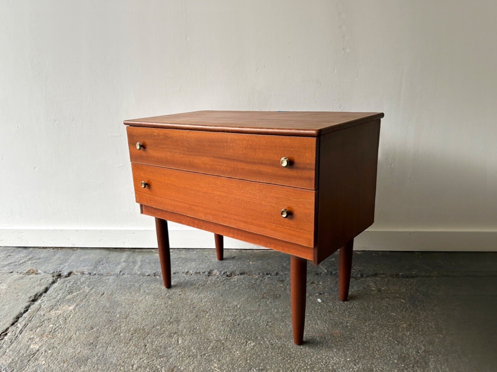 1960s Mid Century Vintage Petite Chest Of Drawers