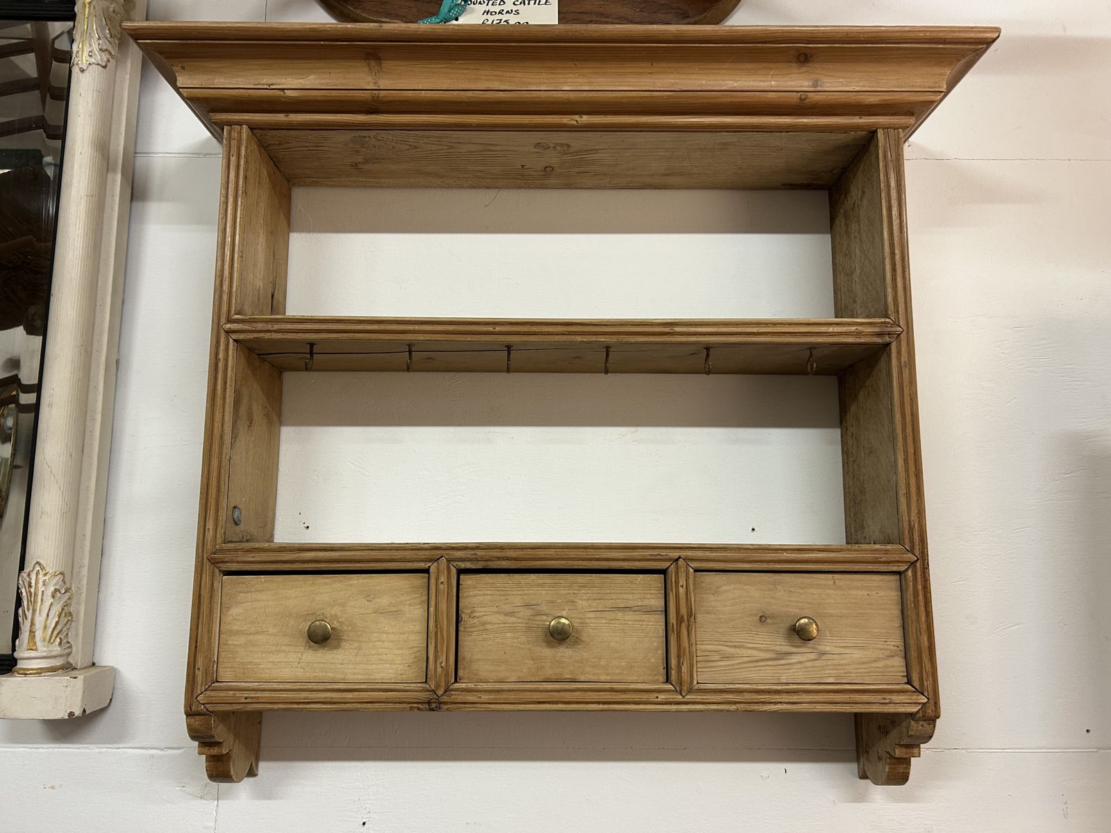 Vintage Pine Wall / Kitchen Unit