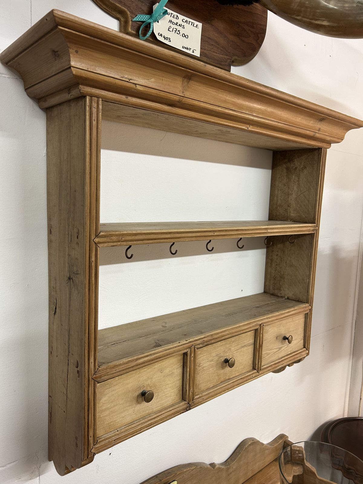 Vintage Pine Wall / Kitchen Unit photo 145.0